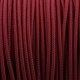 CÂBLE ELECTRIQUE TEXTILE LIE DE VIN