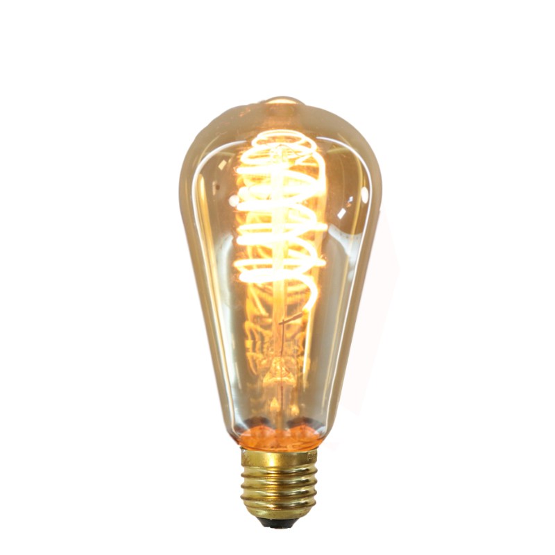 Ampoule décorative LED EDISON 64 filament spirale