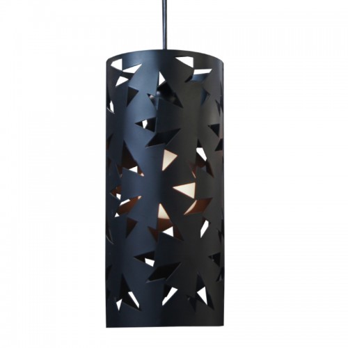 MAGUY. Suspension en acier noir D.12cm
