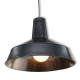 SUSPENSION GALVA 38 NOIR OUTDOOR