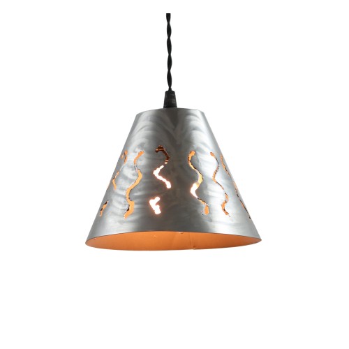 OCEANE. Suspension en acier brossé D.18cm
