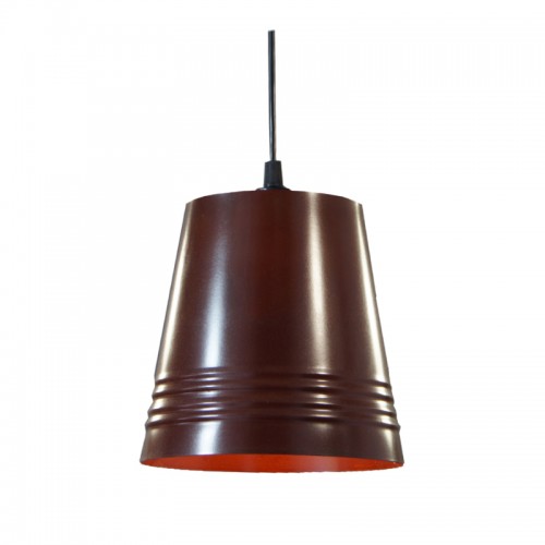 REINE. Suspension en acier oxydé D.18cm