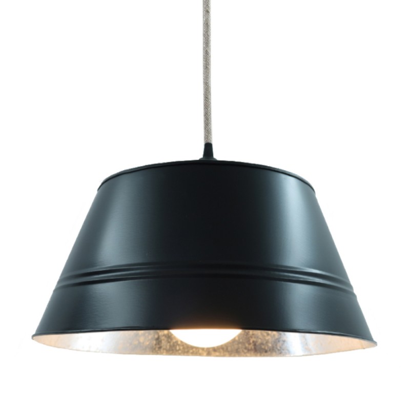 SUSPENSION GALVA 4026 NOIR