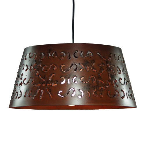 SUSPENSION BIZERTE CORTEN Ø 36CM