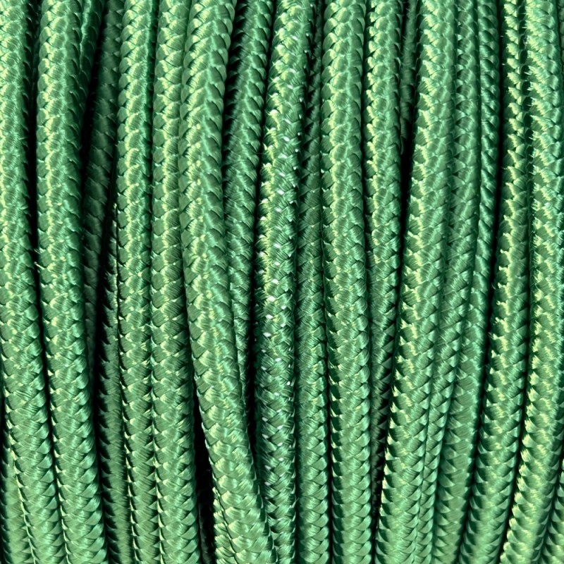 CÂBLE ELECTRIQUE TEXTILE VERT