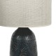 LAMPE KÉO NOIR MOTIF SOLEIL