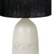 LAMPE KÉO BLANCHE MOTIF MAYA ABAT JOUR JUTE