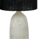 LAMPE KÉO BLANCHE MOTIF MAYA ABAT JOUR JUTE