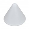 PAVILLON CONIQUE PVC BLANC