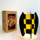 LAMPE ALBOP DAMIER JAUNE