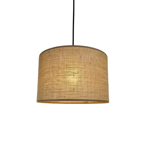 Suspension cylindre Ø 28 - Jute naturel