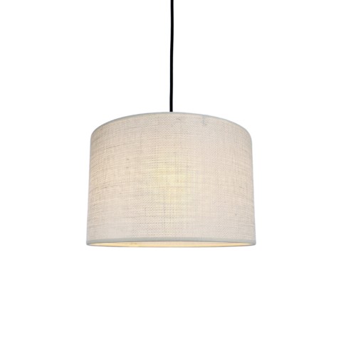 Nola Suspension en jute blanche non électrifiée D.28cm