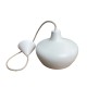 SUSPENSION TERRE CUITE BLANC 18 
