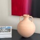 Vase en terre cuite naturelle avec anses