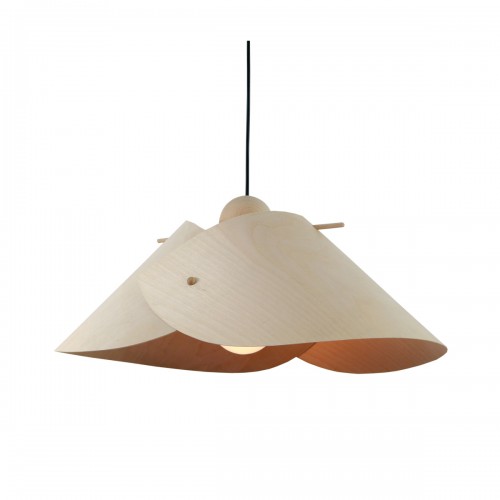 Finn Suspension bois en feuilles de bouleau L.55cm