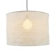Suspension toile de jute Ø 60 - Blanc