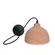 Suspension neo - câble textile noir