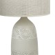 LAMPE KÉO BLANCHE MOTIF MAYA ABAT JOUR JUTE