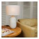 LAMPE KÉO BLANCHE MOTIF MAYA ABAT JOUR JUTE