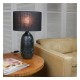LAMPE KÉO NOIR MOTIF MAYA ABAT JOUR JUTE