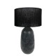 LAMPE KÉO NOIR MOTIF SOLEIL