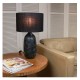 LAMPE KÉO NOIR MOTIF SOLEIL