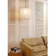 SUSPENSION TOILE DE JUTE Ø 40- BLANC