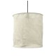 SUSPENSION TOILE DE JUTE Ø 40- BLANC