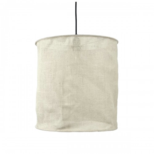 SUSPENSION TOILE DE JUTE Ø 40- BLANC