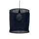 SUSPENSION TOILE DE JUTE Ø 40 - NOIR