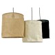 SUSPENSION TOILE DE JUTE Ø 40 - NOIR