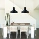 SUSPENSION GALVA3808 NOIR