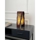 LAMPE VASE PALISSANDRE/LEOPARD