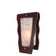 LAMPE VASE PALISSANDRE/VEGETAL