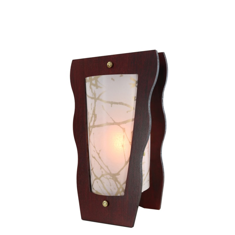 LAMPE VASE PALISSANDRE/VEGETAL