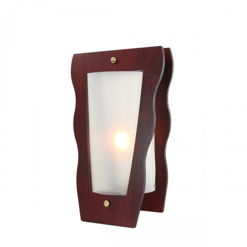 LAMPE VASE PALISSANDRE/OPALE