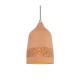 Kéo Suspension sara en terre cuite D.14cm - câble textile lin