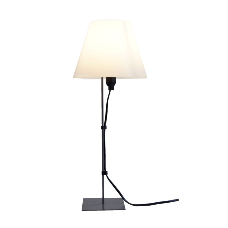 LAMPE FILS GRIS 