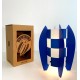LAMPE ALBOP DAMIER BLEU