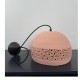 BABEL Suspension en terre cuite motif sara D.21cm - câble textile noir