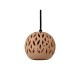 SUSPENSION BOULE TERRE CUITE - Câble Noir