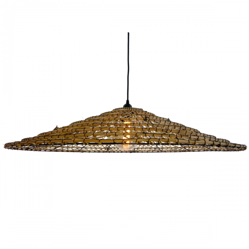 Alizia. Suspension en fibre de palmier D.90cm