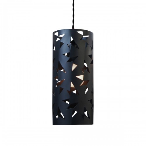 MAGUY. Suspension en acier noir D.12cm