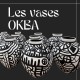 Poterie. Vase en terre cuite peint à la main OKBA