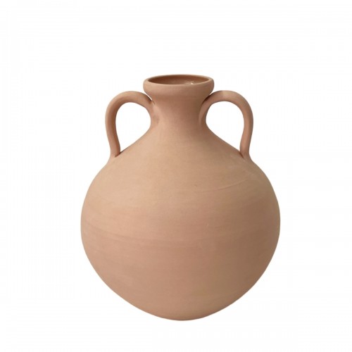 Poterie. Vase décoratif en terre cuite naturelle H.29cm