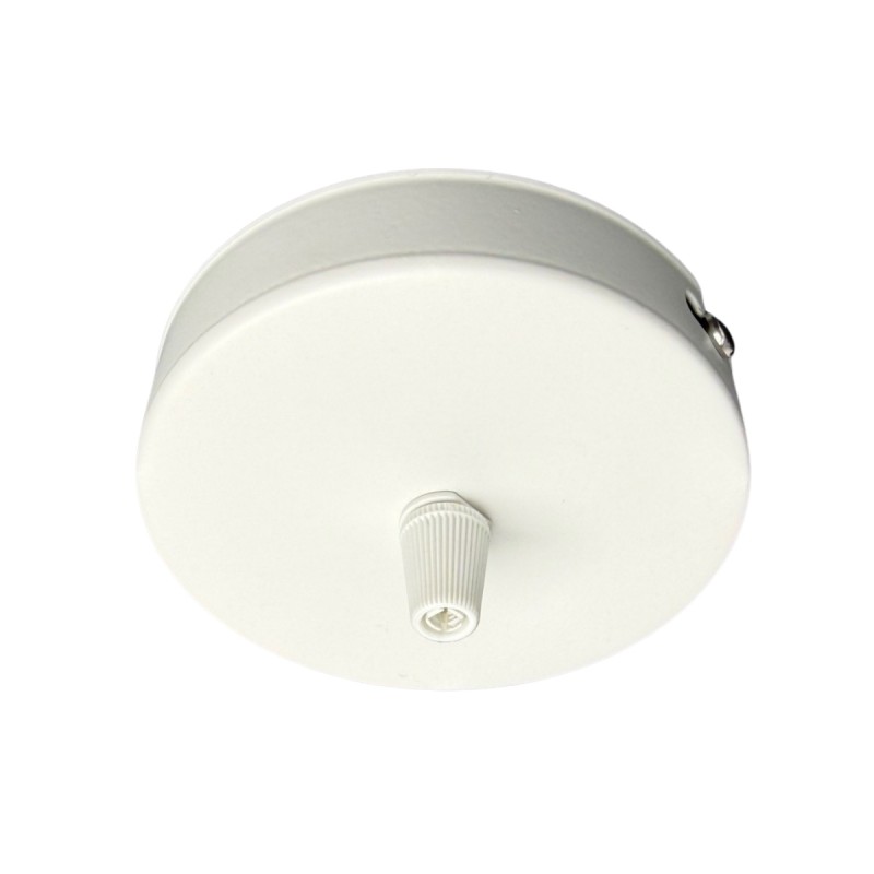 PAVILLON METAL BLANC PLAT AVEC FIXATION PLAFOND