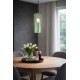 Luce Suspension Ø13.5cm en verre soufflé craquelé jade