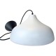 Suspension Tery 35 blanc - Câble textile noir