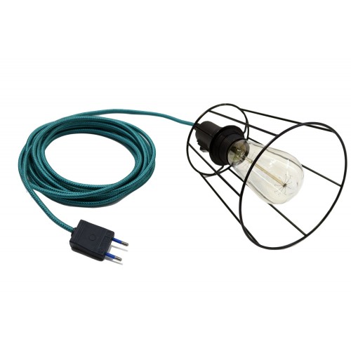 BALADEUSE NOMADE CABLE BLEU CANARD