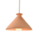 TAJ. Suspension Ø25cm en terre cuite naturelle